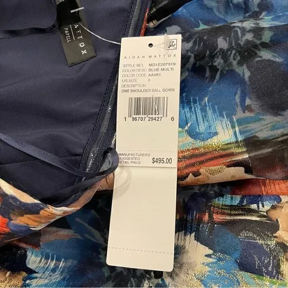 Aidan Mattox
One-Shoulder Floral Ball Gown - Picture 6 of 8